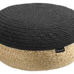 Πουφ Σκαμπό 50x50x25 Guy Laroche Maya Natural Ottoman