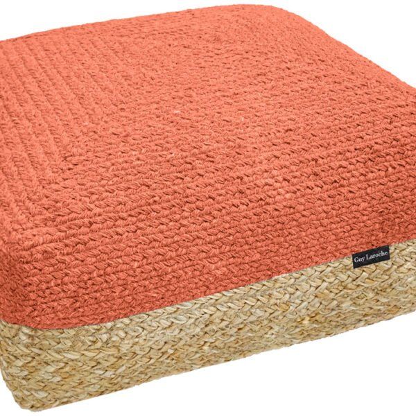 Πουφ Σκαμπό 50x50x25 Guy Laroche Maya Terra Boho