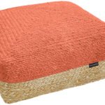 Πουφ Σκαμπό 65x65x30 Guy Laroche Maya Terra Large Boho