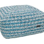 Πουφ Σκαμπό 50x50x25 Guy Laroche Tonical Blue Boho