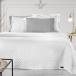 Κάλυμμα Κρεβατιού Υπέρδιπλο 245×260 Guy Laroche Bello White