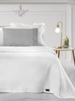 Κάλυμμα Κρεβατιού Υπέρδιπλο 245×260 Guy Laroche Bello White - Image 2