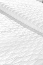 Κάλυμμα Κρεβατιού Υπέρδιπλο 245×260 Guy Laroche Medici White - Image 3