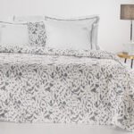 Κάλυμμα Κρεβατιού King Size 260×250 Guy Laroche Blossom Smoke