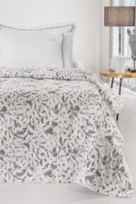 Κάλυμμα Κρεβατιού King Size 260×250 Guy Laroche Blossom Smoke - Image 2