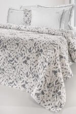 Κάλυμμα Κρεβατιού King Size 260×250 Guy Laroche Blossom Smoke - Image 3