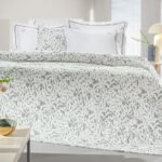 Κάλυμμα Κρεβατιού King Size 260×250 Guy Laroche Blossom Verde