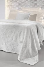 Κάλυμμα Κρεβατιού King Size 260×250 Guy Laroche Portobelllo White - Image 2