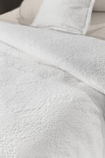 Κάλυμμα Κρεβατιού King Size 260×250 Guy Laroche Portobelllo White - Image 3
