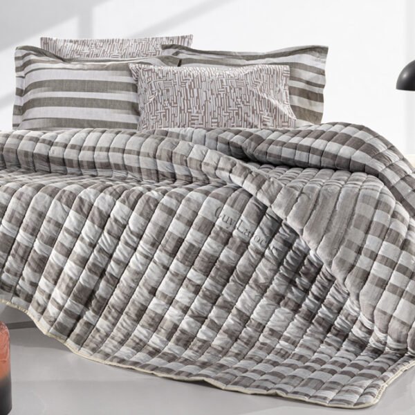 Κουβερλί Υπέρδιπλο 220×240 Guy Laroche Cuba Grey