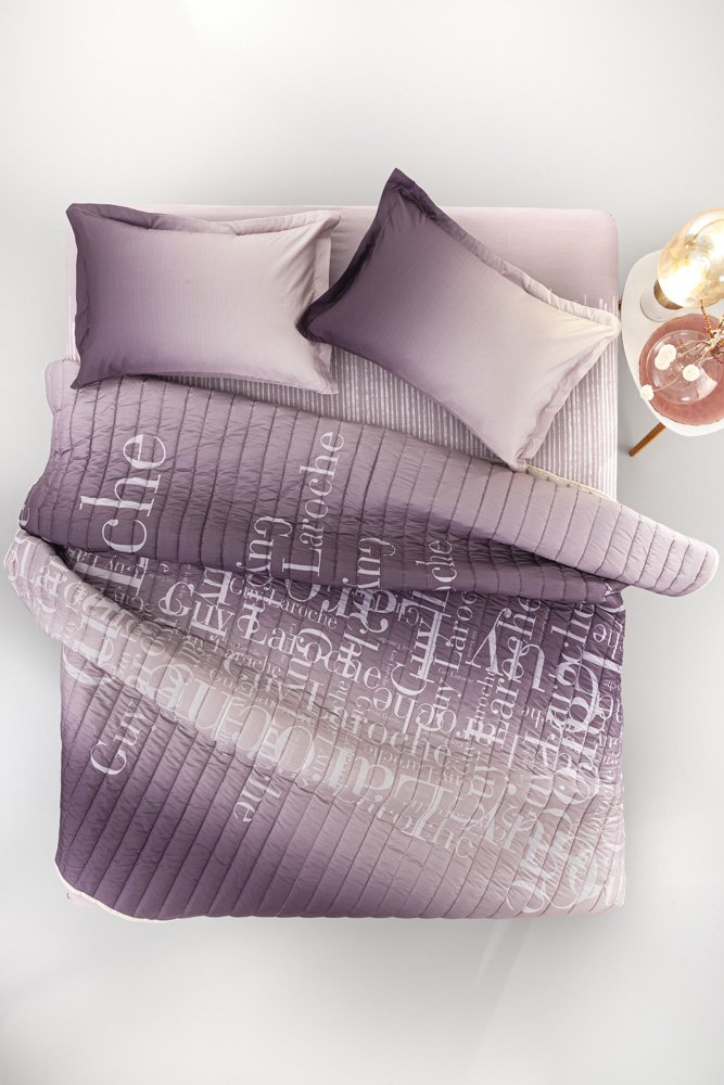 1114030125007 Κουβερλί Υπέρδιπλο 220×240 Guy Laroche Estella Lilac - Image 1