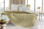 Κουβερλί Υπέρδιπλο 220×240 Guy Laroche Fleria Olive