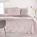 Σετ Κουβερλί 2 Τεμαχίων Ημίδιπλο 180×240 Guy Laroche Aurora Sepia