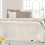 Σετ Κουβερλί 2 Τεμαχίων Υπέρδιπλο 220×240 Guy Laroche Kiara Natural