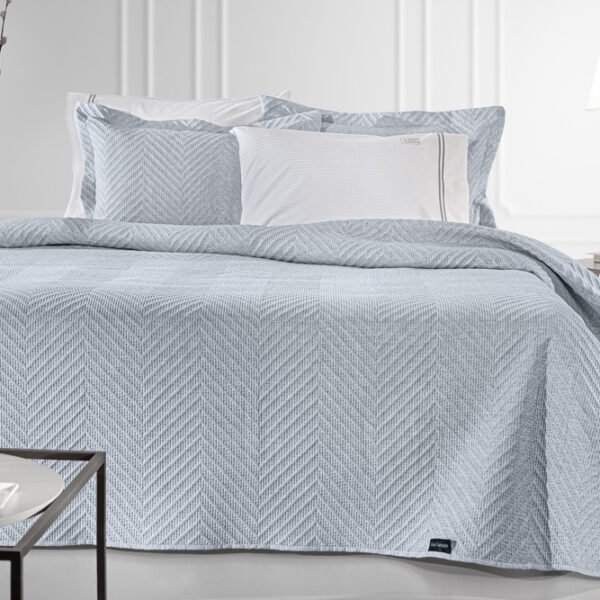 Σετ Κουβερλί 2 Τεμαχίων Υπέρδιπλο 220×240 Guy Laroche Hamptons Blue