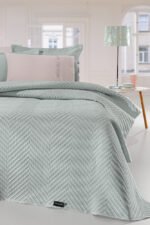 Σετ Κουβερλί 2 Τεμαχίων Υπέρδιπλο 220×240 Guy Laroche Hamptons Mint - Image 2