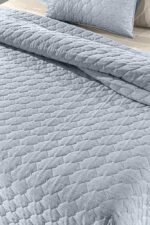 Σετ Κουβερλί King Size 2 Τεμαχίων 240×250 Guy Laroche Kiara Blue - Image 2