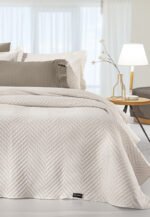 Σετ Κουβερλί King Size 2 Τεμαχίων 240×250 Guy Laroche Hamptons Natural - Image 2