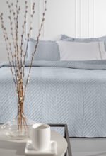 Σετ Κουβερλί King Size 2 Τεμαχίων 240×250 Guy Laroche Hamptons Blue - Image 2