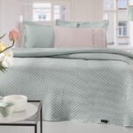 Σετ Κουβερλί King Size 2 Τεμαχίων 240×250 Guy Laroche Hamptons Mint