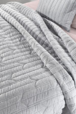 Σετ Κουβερλί King Size 2 Τεμαχίων 240×250 Guy Laroche Aurora Grey - Image 2