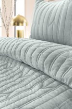 Σετ Κουβερλί King Size 2 Τεμαχίων 240×250 Guy Laroche Aurora Mint - Image 2