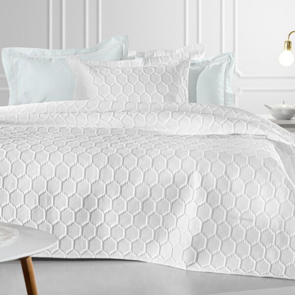 Σετ Κουβερλί King Size 240×250 Guy Laroche Hive White