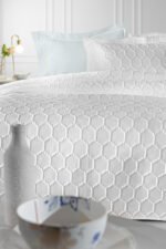 Σετ Κουβερλί King Size 240×250 Guy Laroche Hive White - Image 2