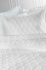 Σετ Κουβερλί King Size 240×250 Guy Laroche Hive White - Image 3