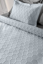 Σετ Κουβερλί King Size 240×250 Guy Laroche Hive Silver - Image 2