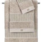 Σετ Πετσέτες 3 Τεμαχίων Guy Laroche Tudor Ammos-Natural