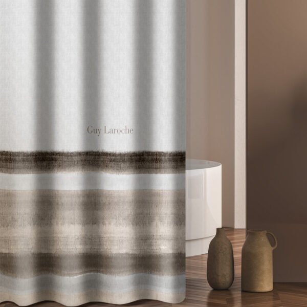 Κουρτίνα Μπάνιου 180×185 Αδιάβροχη Guy Laroche Santiago Stone