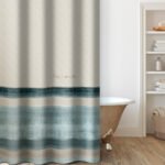 Κουρτίνα Μπάνιου 180×185 Αδιάβροχη Guy Laroche Santiago Denim