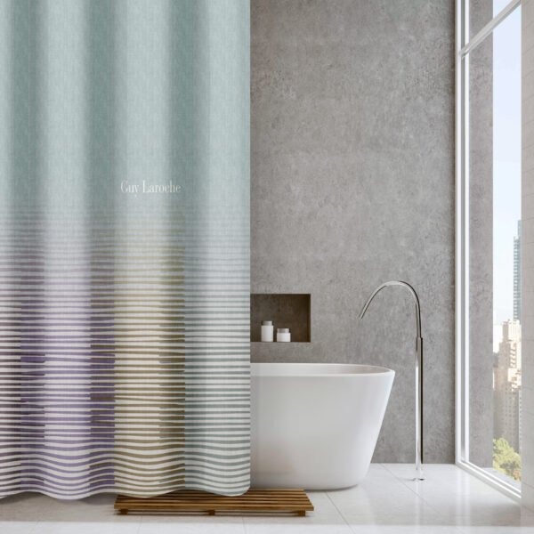 Κουρτίνα Μπάνιου 180×185 Αδιάβροχη Guy Laroche Lorenzo Multi