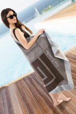 Πετσέτα Θαλάσσης 100×175 Guy Laroche Velour Printed 2502 03