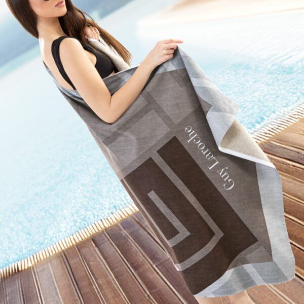 Πετσέτα Θαλάσσης 100×175 Guy Laroche Velour Printed 2502 03