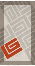 Πετσέτα Θαλάσσης 100×175 Guy Laroche Velour Printed 2502 05 - Image 2