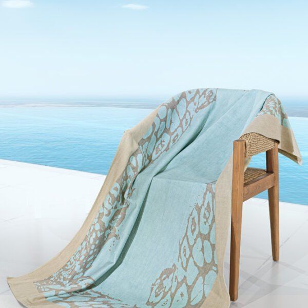 Πετσέτα Θαλάσσης 100×175 Guy Laroche Velour Printed 2503 04
