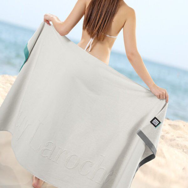 Πετσέτα Θαλάσσης 90×180 Guy Laroche Double Smoke