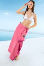 Πετσέτα Θαλάσσης 90×180 Guy Laroche Double Sangria