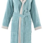 Μπουρνούζι Μακρύ Με Κουκούλα Guy Laroche Monogram Ocean