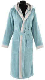 Μπουρνούζι Μακρύ Με Κουκούλα Guy Laroche Monogram Ocean