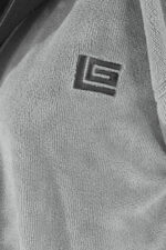 Μπουρνούζι Μακρύ Με Κουκούλα Guy Laroche Monogram Smoke - Image 2