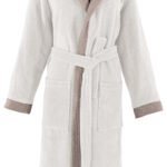 Μπουρνούζι Μακρύ Με Κουκούλα Guy Laroche Monogram Perla