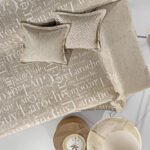 Ριχτάρι Πολυθρόνας 180×150 Guy Laroche Stamp Taupe