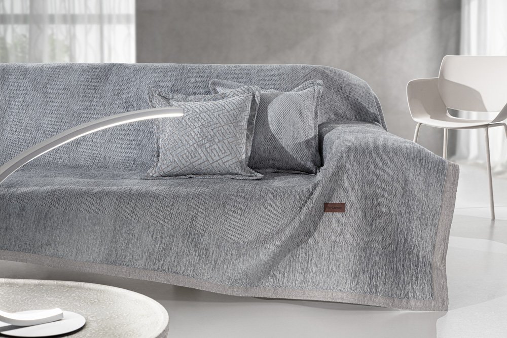 1133030125036 Ριχτάρι Πολυθρόνας 180×150 Guy Laroche Central Silver - Image 1