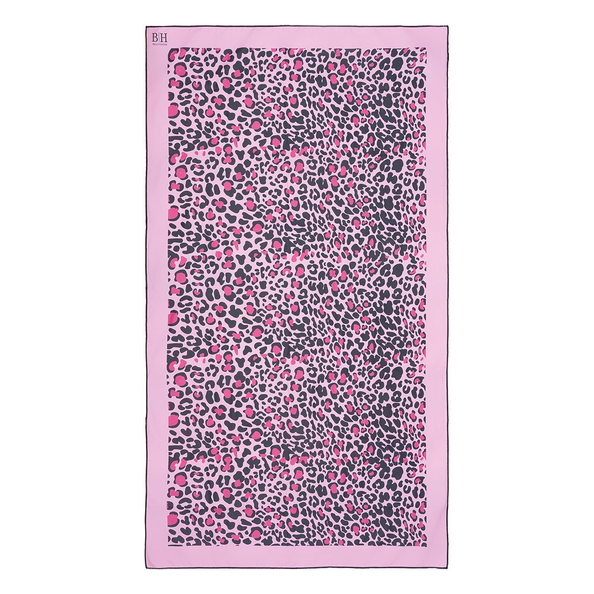 2253 Beauty Home Πετσέτα θαλάσσης διπλής όψης Art 2253 90x160 Ροζ - Image 1