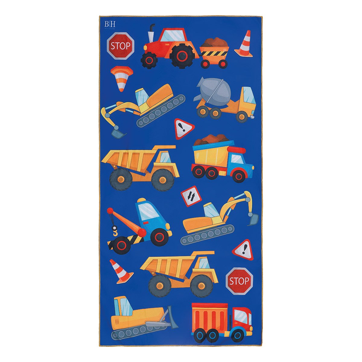 2261 Beauty Home Πετσέτα θαλάσσης διπλής όψης παιδική Αrt 2261 Μπλε - Image 1