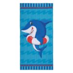 Beauty Home Πετσέτα θαλάσσης διπλής όψης παιδική Αrt 2264 Μπλε