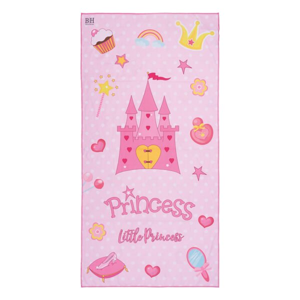 Beauty Home Πετσέτα θαλάσσης διπλής όψης παιδική Αrt 2265 Ροζ